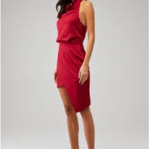 Elliatt Camo Dress Merlot Red